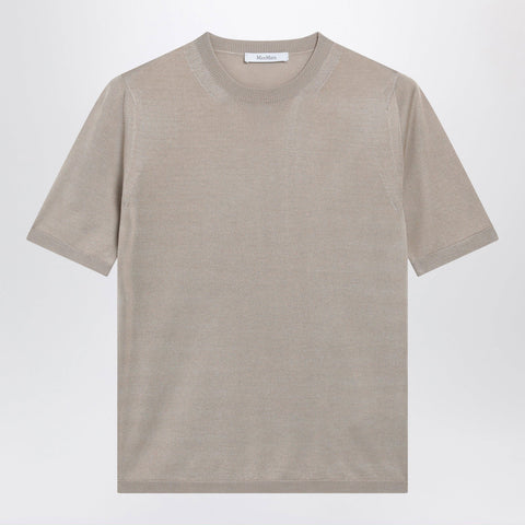 Max Mara Rock beige cashmere and silk sweater