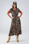 Maxi Leopard Button-Down Dress with Red Details-Dress-Q2-S-Brown-Urbanheer