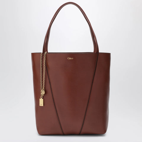 Medium brown Chloé Spin Tote Bag