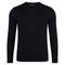 Mens Extra Fine Merino Wool V-Neck Jumper-Jumper-Paul James Knitwear-XS-Black-Urbanheer