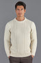Mens Fisherman's British Wool Cable Jumper Aran-Jumper-Paul James Knitwear-XS-Aran-Urbanheer