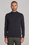 Mens Lightweight Merino Cashmere Mock Turtle Neck Jumper Submarine Navy-Jumper-Paul James Knitwear-S-Submarine Navy-Urbanheer