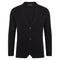 Mens Lightweight Organic Cotton Linen Knitted Blazer Navy and Black-Blazer-Paul James Knitwear-M-Regular-Black-Urbanheer
