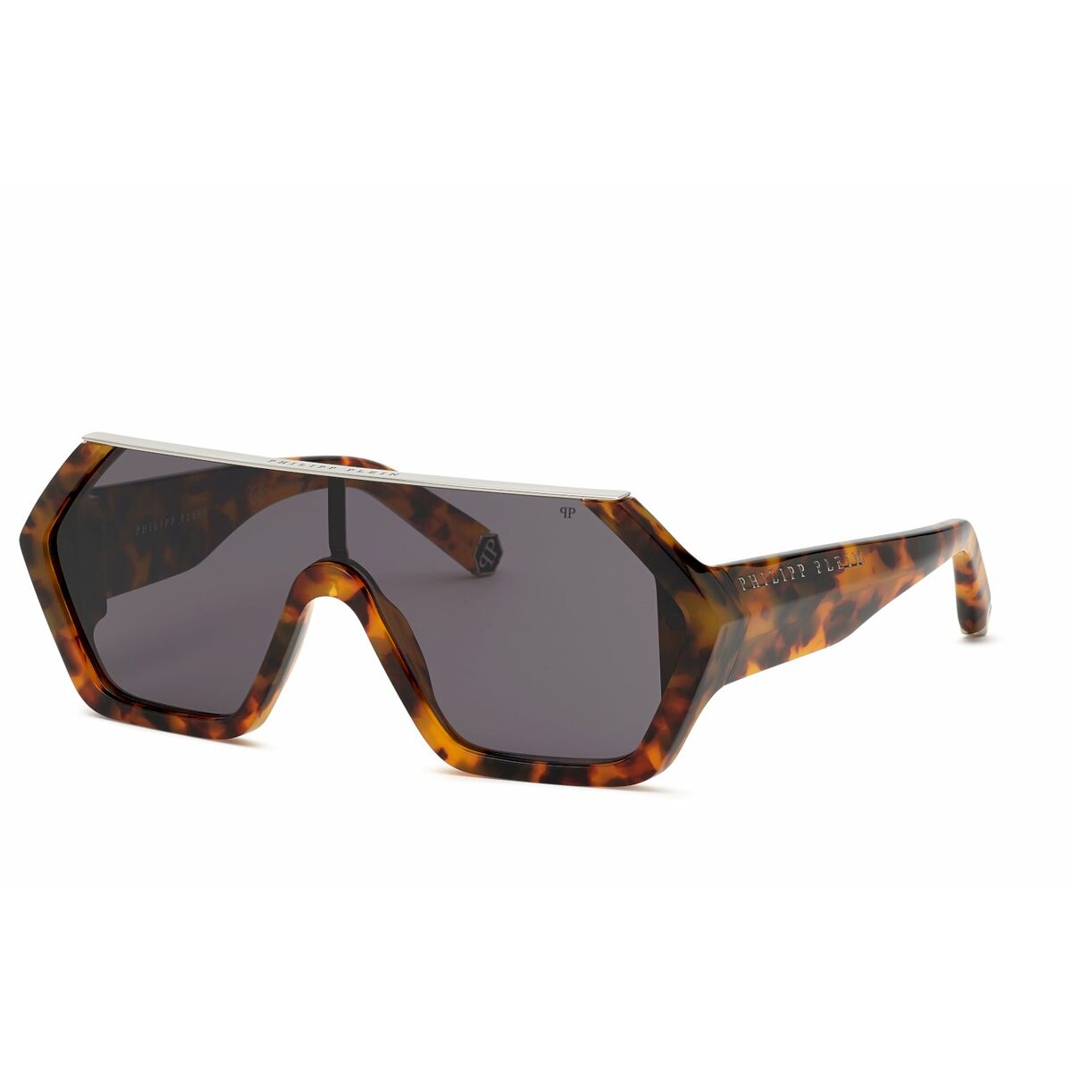 Stylish Tortoise Shell Sunglasses PHILIPP PLEIN Sunglasses Rectangular | Philipp Plein main image 3