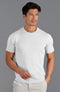 Mens Ultra Fine Cotton Knitted T-Shirt White-T-Shirt-Paul James Knitwear-XS-White-Urbanheer