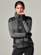 Mesh Inset Moto Puffer - Down Filled-Jacket-Blanc Noir-XS-Charcoal Heather-Urbanheer