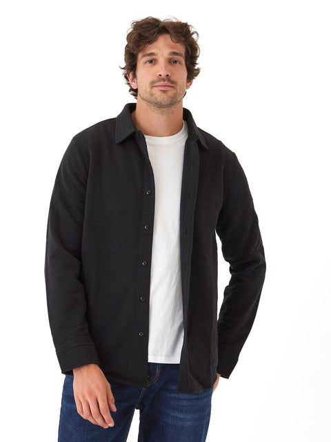 Mika Triblend Fleece Button Down