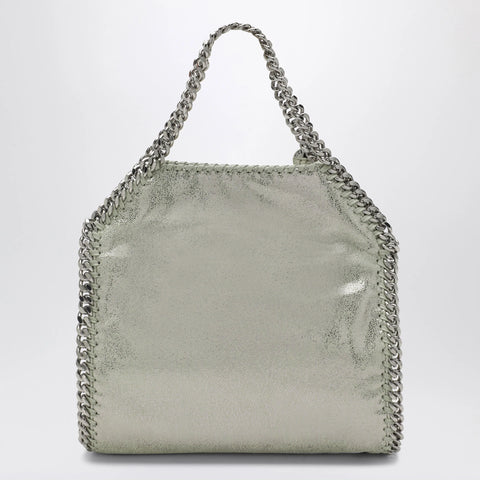 Mini Falabella tote bag in light lime green by Stella McCartney
