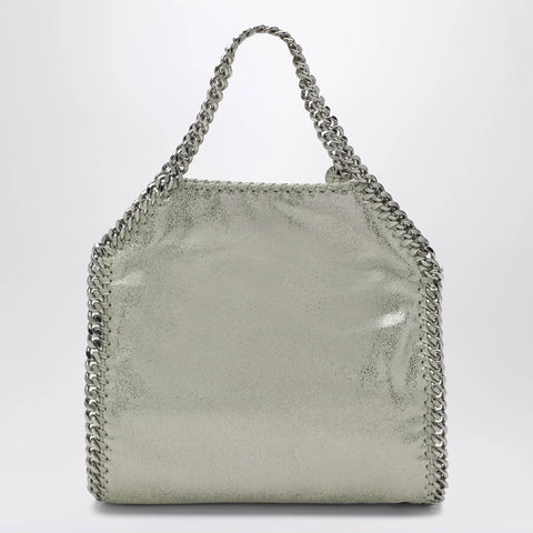Mini Falabella tote bag in light lime green by Stella McCartney