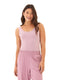 Mirabel Luxe Jersey Fitted Crop Tank