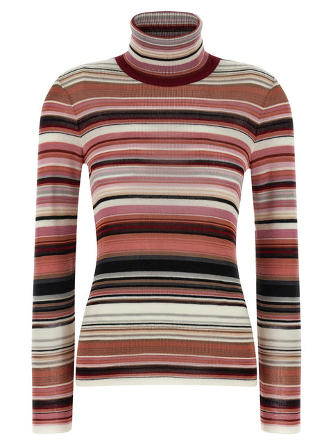 Missoni Striped Turtleneck Sweater