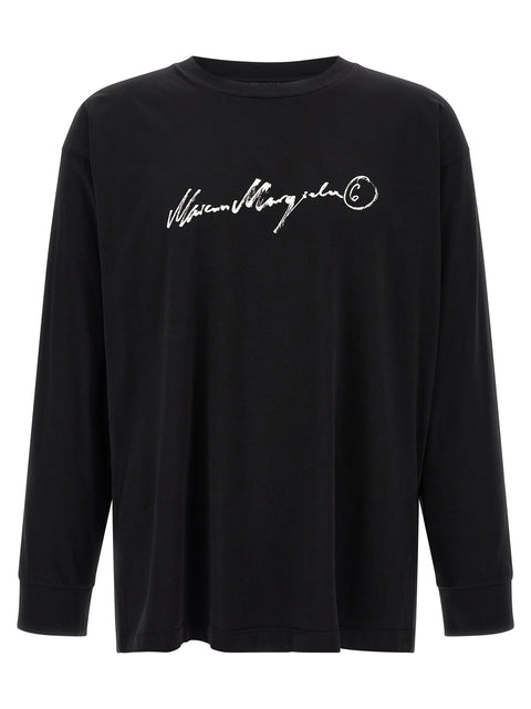 Mm6 Maison Margiela Handwriting Print T-shirt