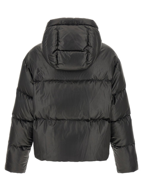 Mm6 Maison Margiela Lacquered Finish Down Jacket