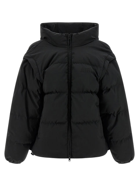 Mm6 Maison Margiela Numeric Signature Mm6 Embroidery Down Jacket
