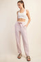 Modal Poly Span Jogger with Side Satin Detail Baby Pink-Jogger-Rae Mode-S-Urbanheer