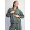 Modal Scuba Luxe V-Neck Top Sage Leaf