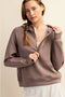 Modal Scuba Quarter Zip Hoddie Jacket