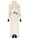 Moncler Grenoble White Fringed Ski Suit