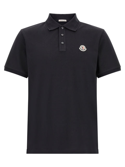 Moncler Logo Patch Polo Shirt