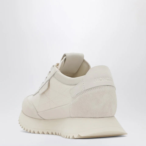 Moncler Pacey2 Sneakers in beige canvas and leather