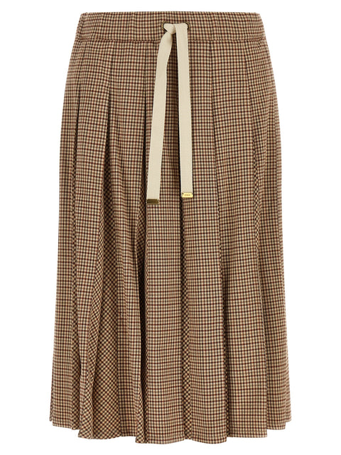 Moncler Pleated Midi Skirt