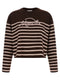 Moncler Striped Sweater With Embroidery