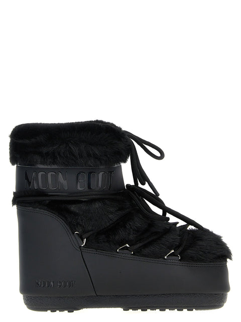 Moon Boot Ltrack Tube Faux Fur Ankle Boots