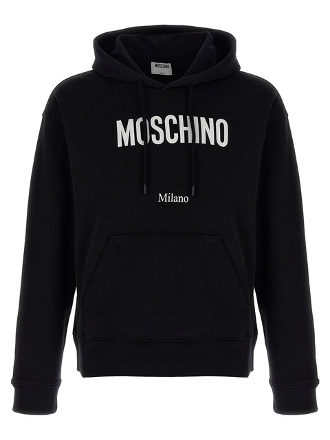 Moschino Logo Print Hoodie
