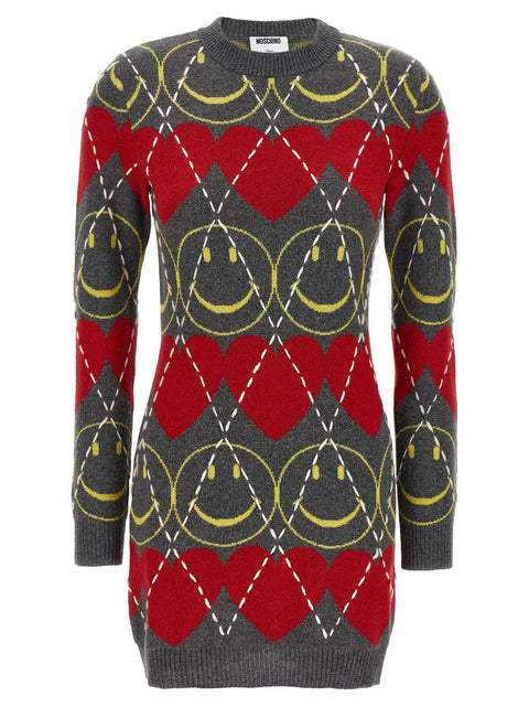 Moschino Smiley® Wool Dress