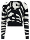 Moschino Zebra Intarsia Sweater