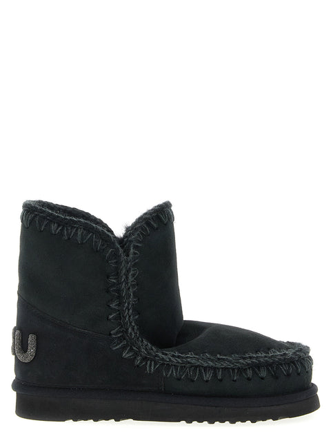 Mou Eskimo 18 Glitter Logo Ankle Boots