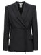 Nensi Dojaka Double Breast Drawstring Blazer Jacket