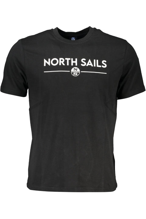 NORTH SAILS MEN'S SHORT SLEEVE T-SHIRT BLACK-T-Shirt-NORTH SAILS-BLACK-S-Urbanheer