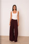 Nikki Wide-Leg High-Waist Trousers with Front Pleats