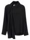 Nude Draped Panel Blouse