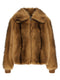 Nude Eco-fur Long Hair