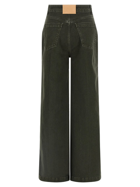 Nude Wide Leg Jeans