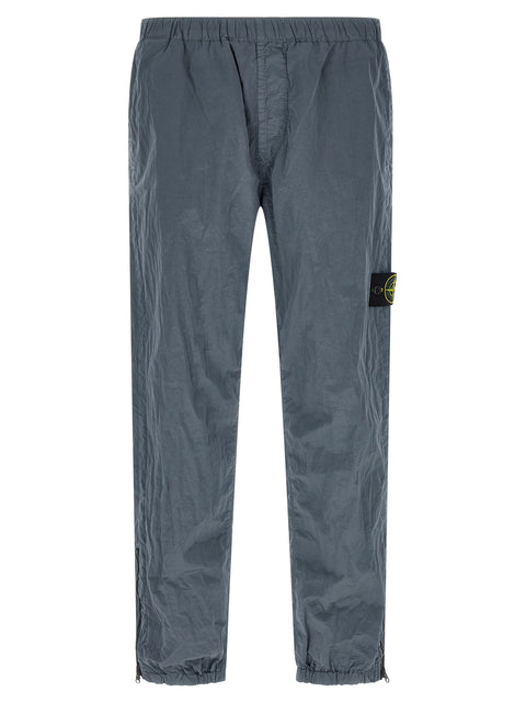 Nylon Metal Fabric Joggers with Elastic Cuffs