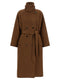Alberto Biani Double-breasted Belted Coat