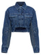 Off White Motorcycle Denim Jacket