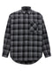 Off White Check Flannel Padded Jacket