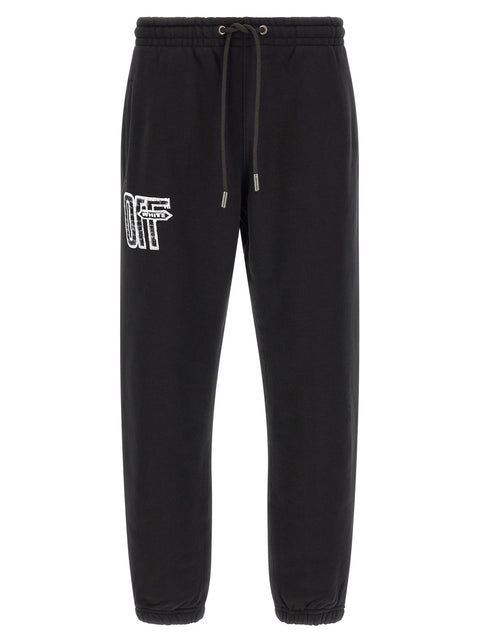 Off White Motion Arrow Cuffed Joggers