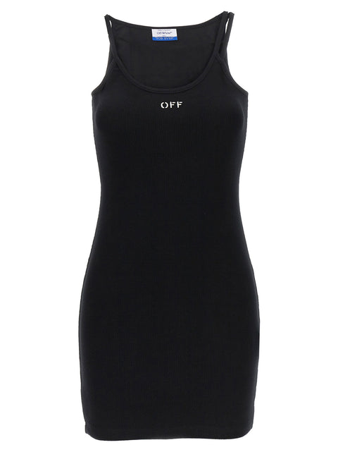 Off White Off Stamp Dress