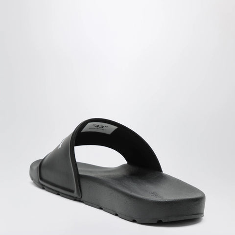 Off White Off-White™ Black Bookish Sliders with logo