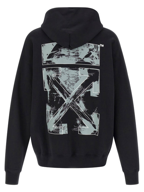Off White Paint Arrow Skate Hoodie