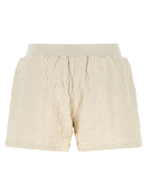 Off White Terry Shorts