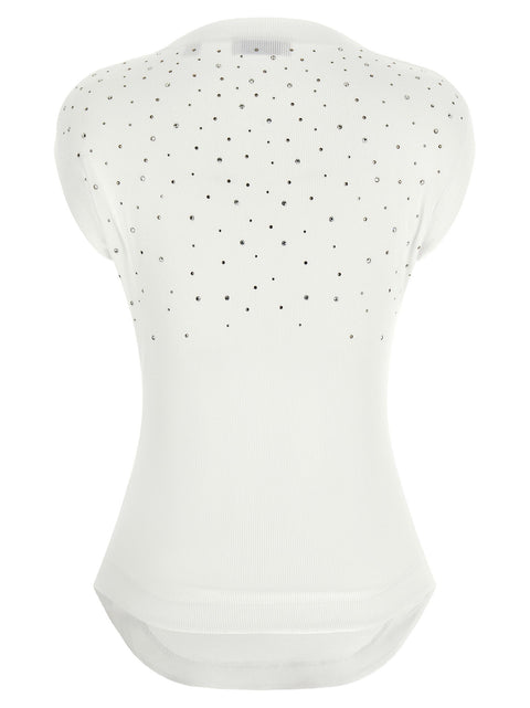 Off White Top Swarowski