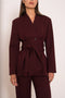 Ori Belted Peplum Jacket