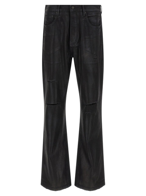 Purple P026 Rinsed Foil Boot Jeans