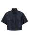 Prada Cropped Taffeta Shirt